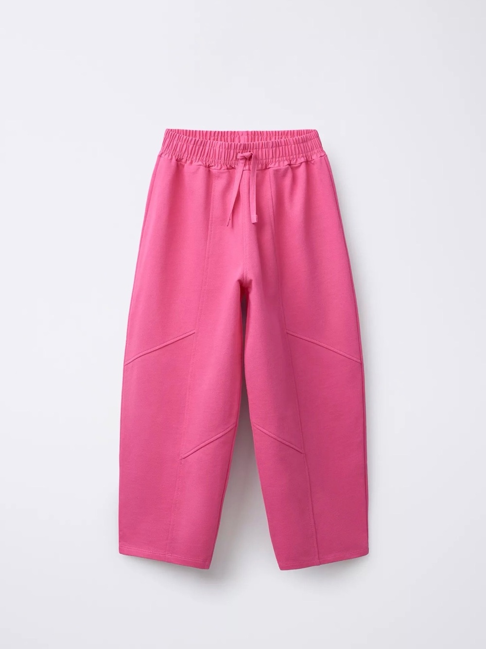 Zara Kids Pink plush balloon Drawstring Jogger Pants size 12-13 NWT